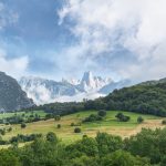 landscape, moutnains, meadow